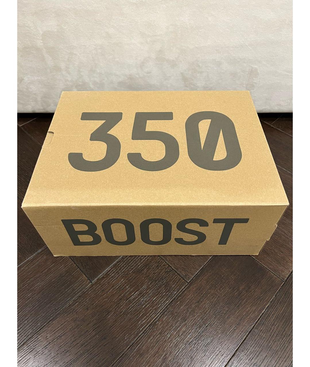 ADIDAS YEEZY Оранжевое низкие кроссовки / кеды, фото 7