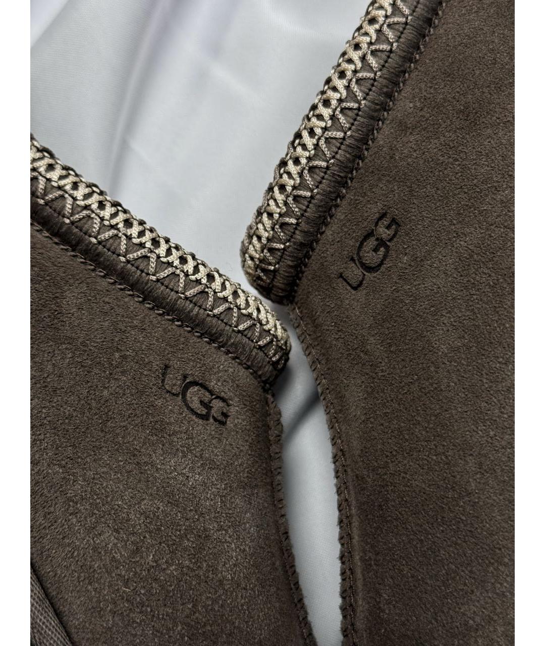 UGG AUSTRALIA Коричневые замшевые мюли, фото 4