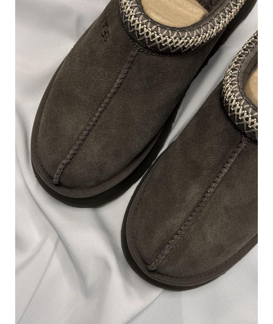 UGG AUSTRALIA Коричневые замшевые мюли, фото 5