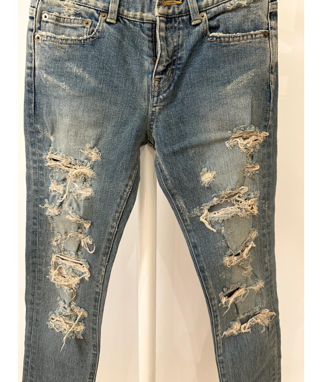 SAINT LAURENT Джинсы слим, фото 6