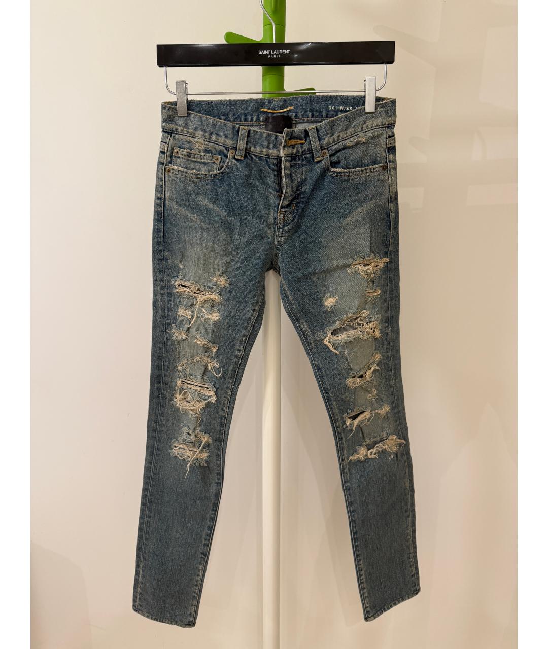 SAINT LAURENT Джинсы слим, фото 2