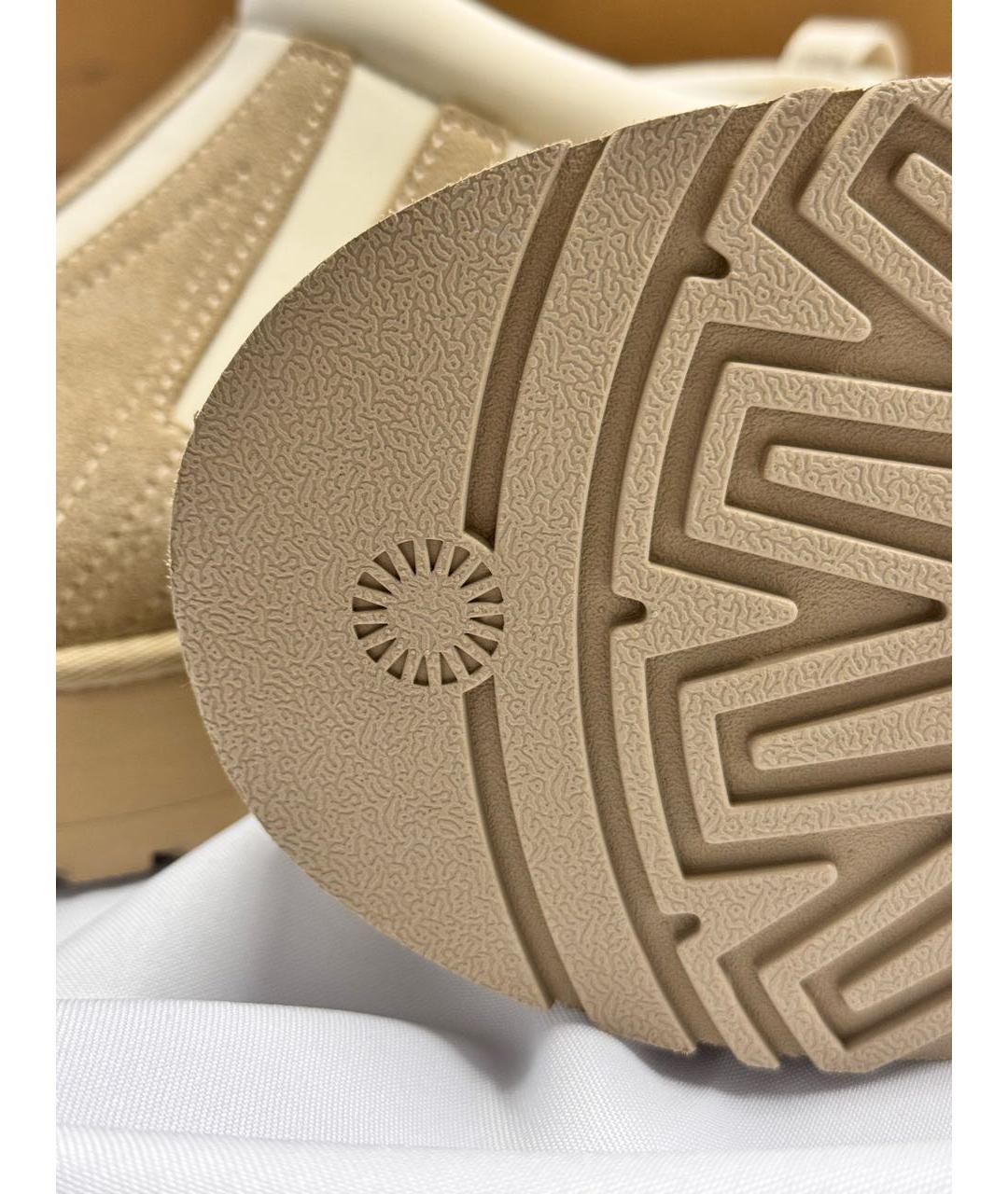 UGG AUSTRALIA Бежевые замшевые мюли, фото 7