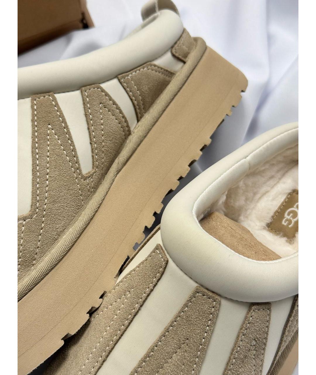 UGG AUSTRALIA Бежевые замшевые мюли, фото 5