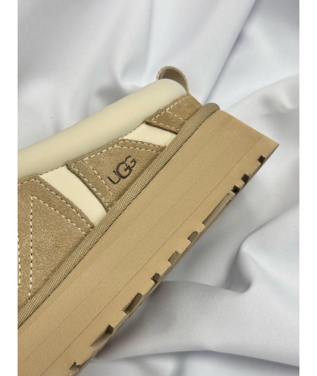 UGG AUSTRALIA Бежевые замшевые мюли, фото 4