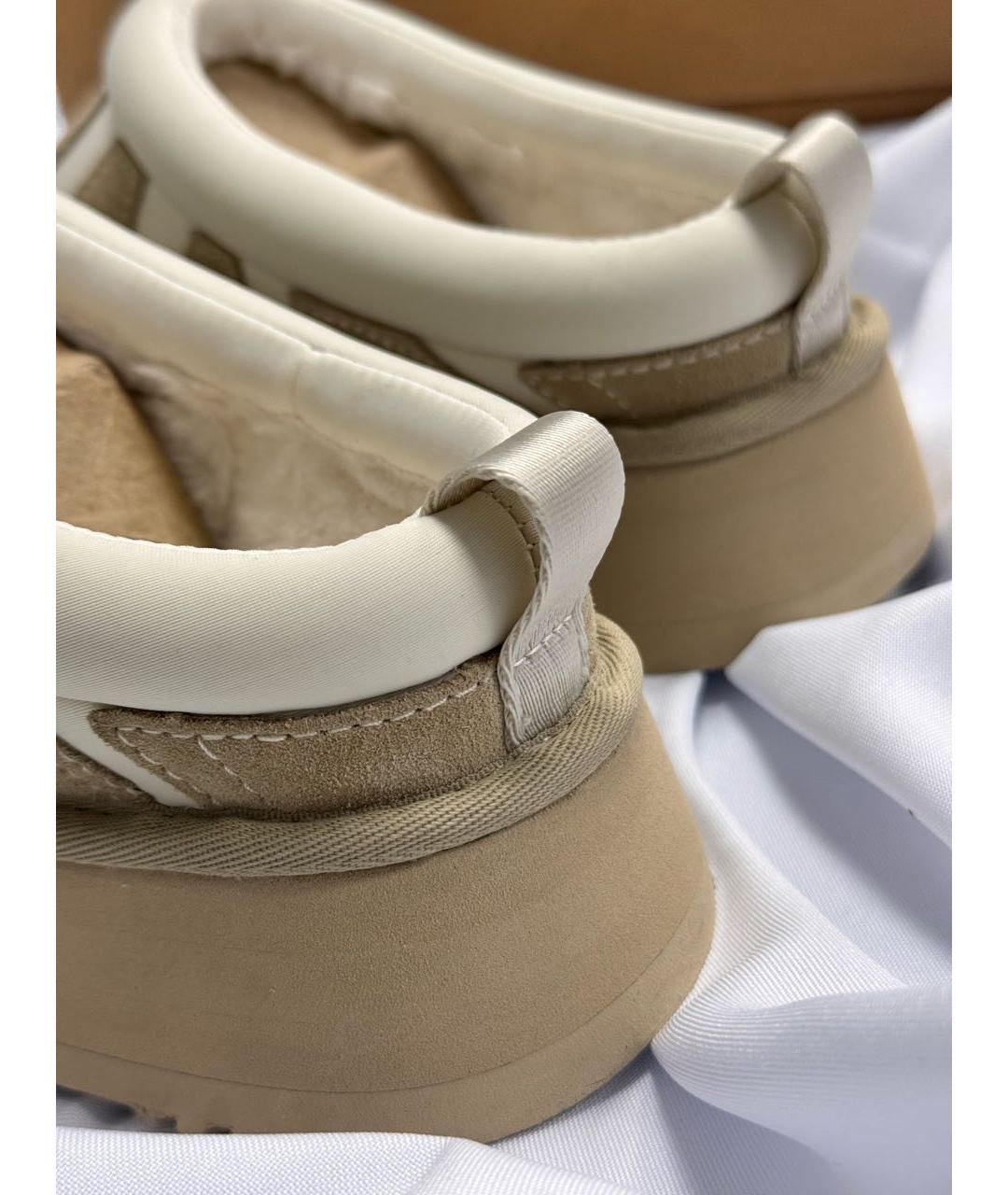 UGG AUSTRALIA Бежевые замшевые мюли, фото 6