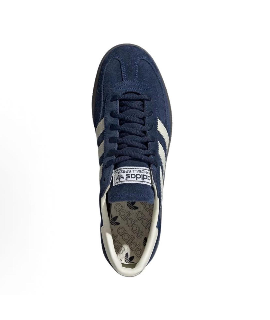 ADIDAS Темно-синие замшевые кроссовки, фото 2