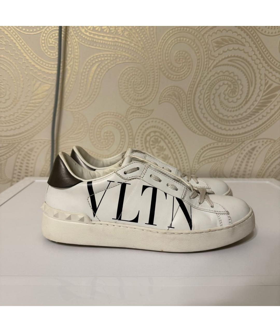 VALENTINO Белые кожаные кеды, фото 6