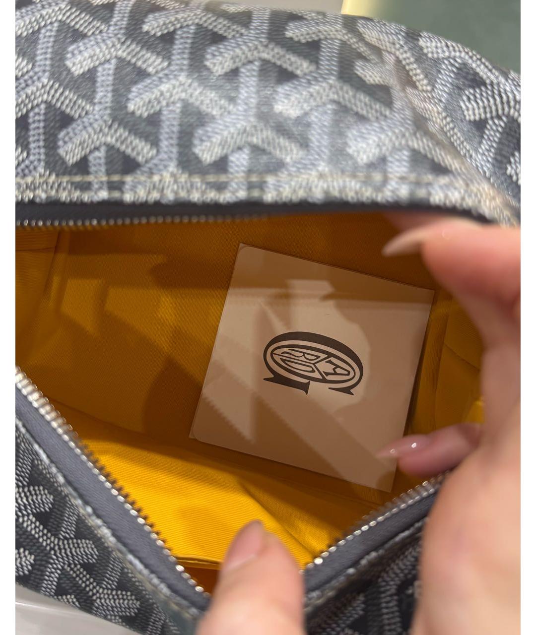 GOYARD Серая косметичка, фото 5