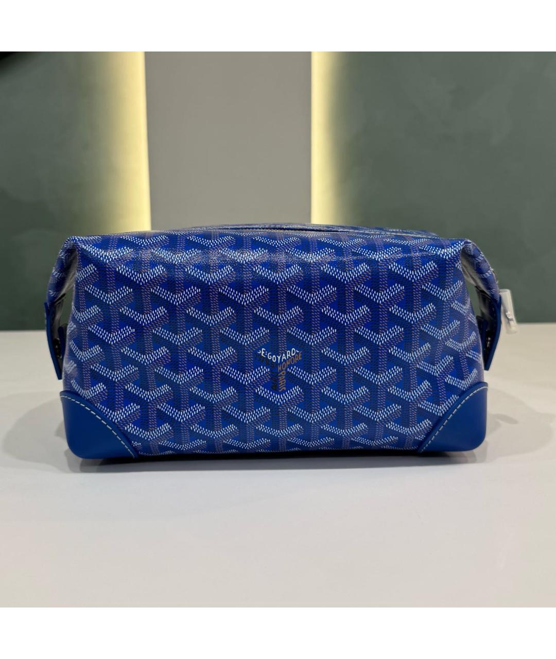 GOYARD Синяя косметичка, фото 6