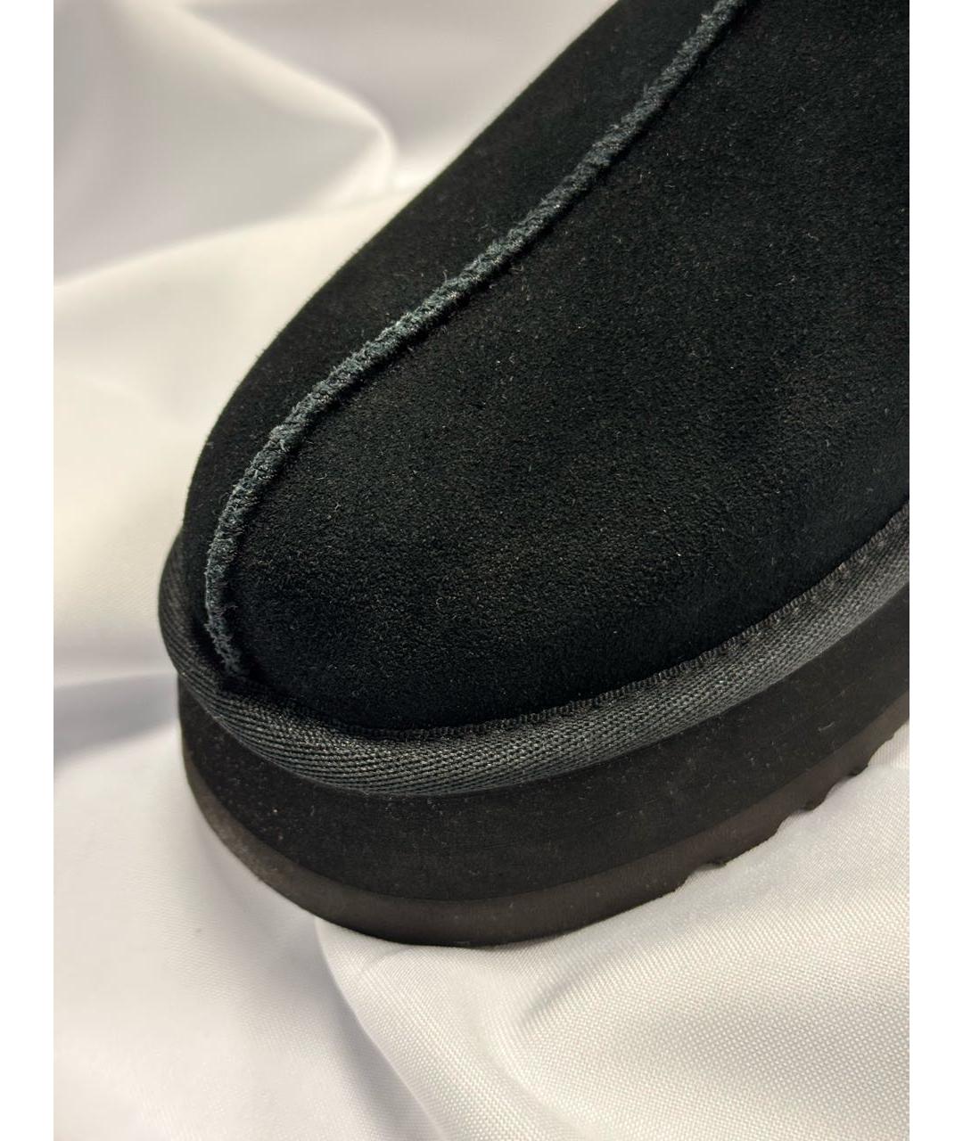 UGG AUSTRALIA Черные мюли из искусственной кожи, фото 6