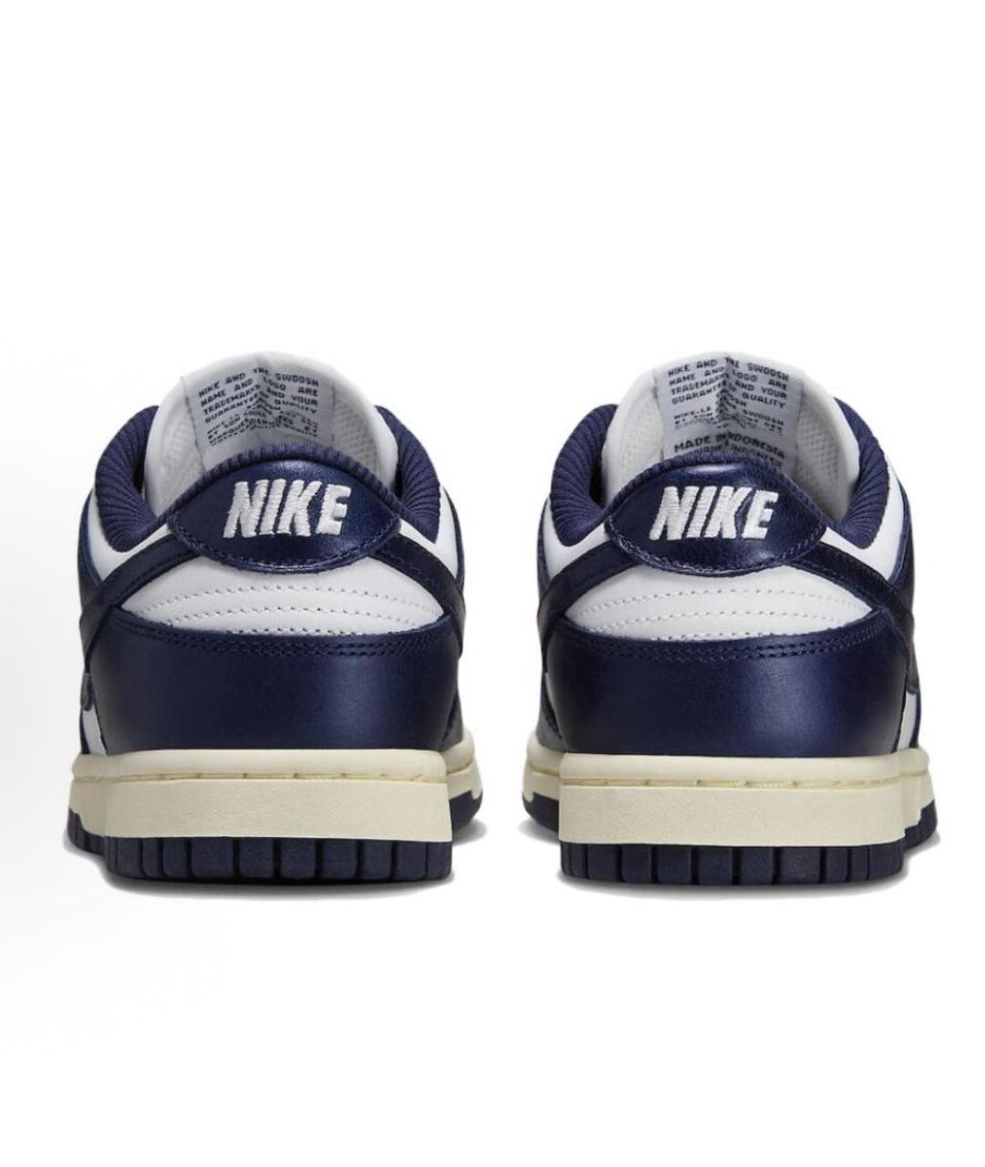 NIKE Темно-синие кожаные кроссовки, фото 4