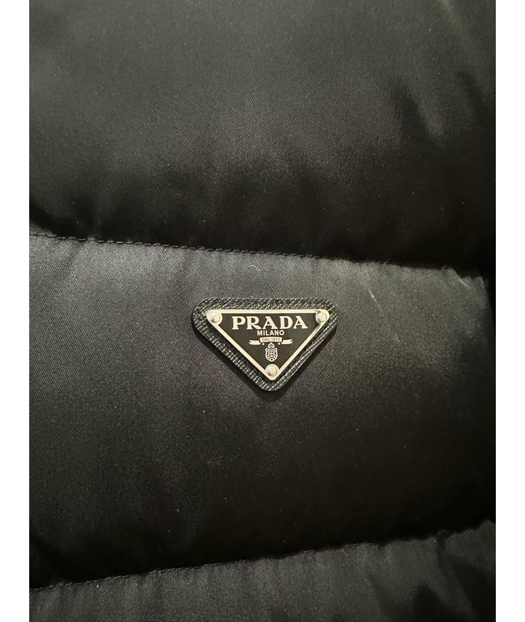 PRADA Черный пуховик, фото 2