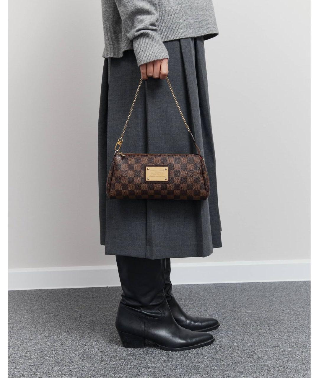 LOUIS VUITTON Коричневая сумка через плечо, фото 3