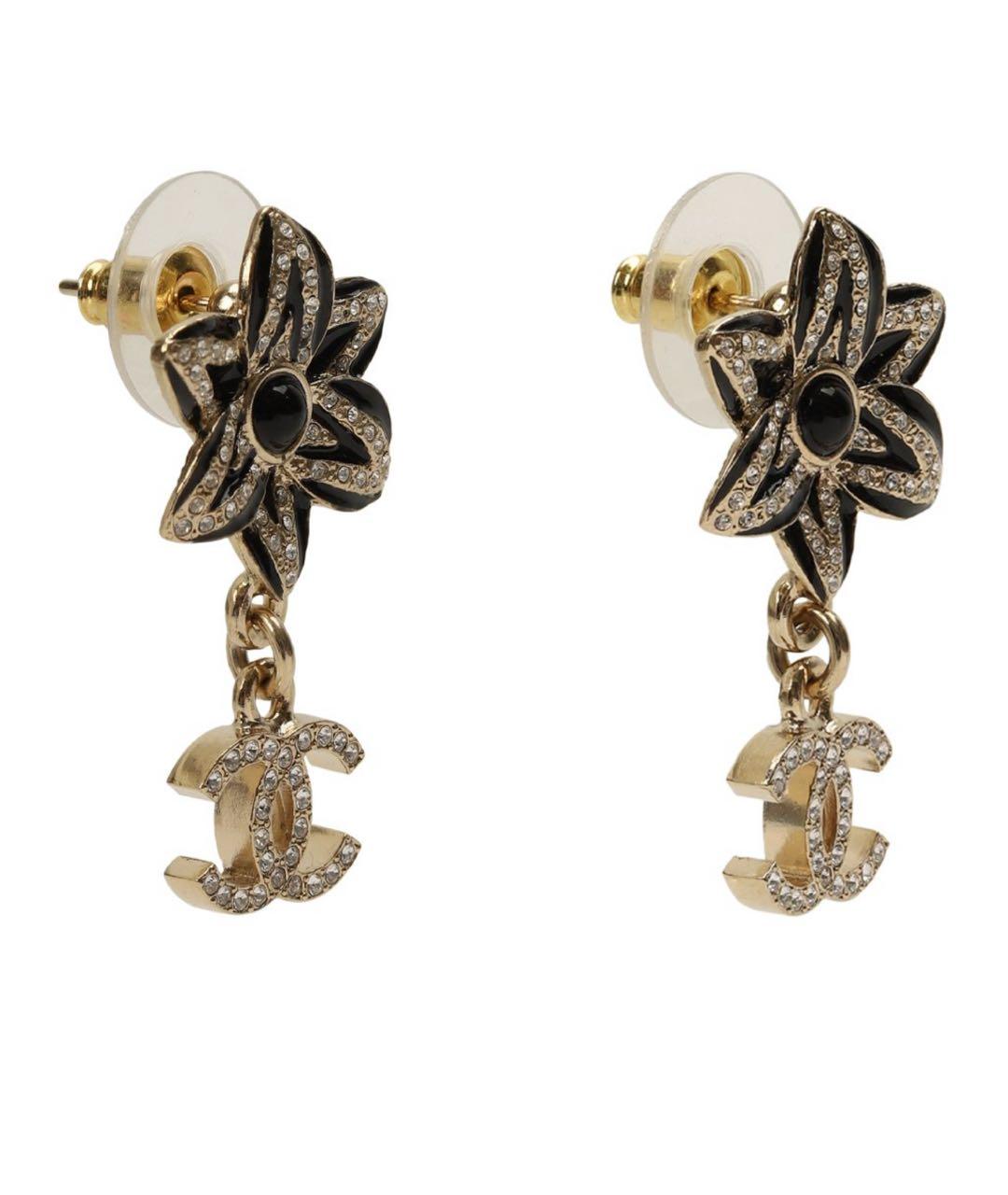 CHANEL Золотые серьги, фото 2