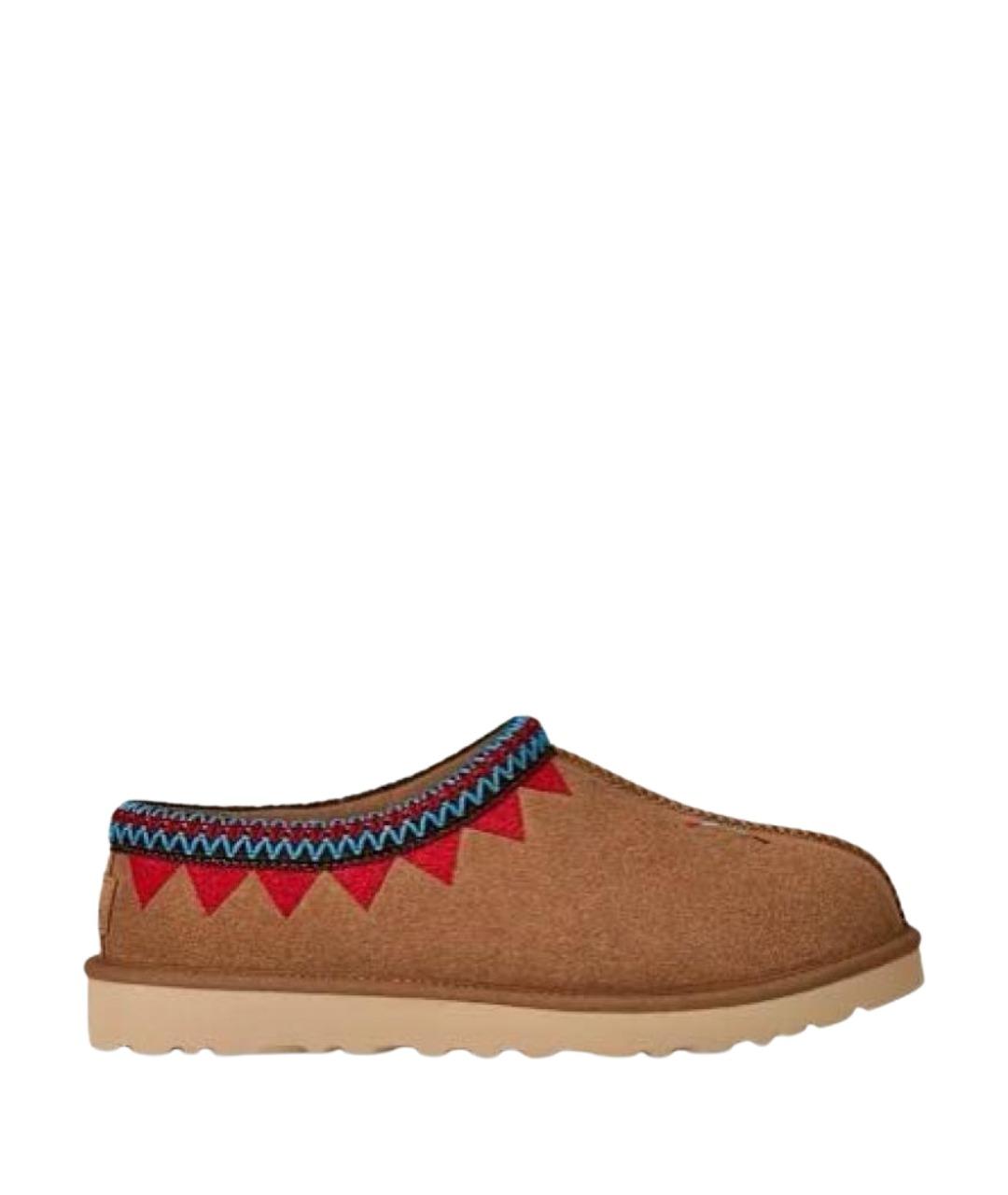 UGG AUSTRALIA Коричневые замшевые сабо, фото 1