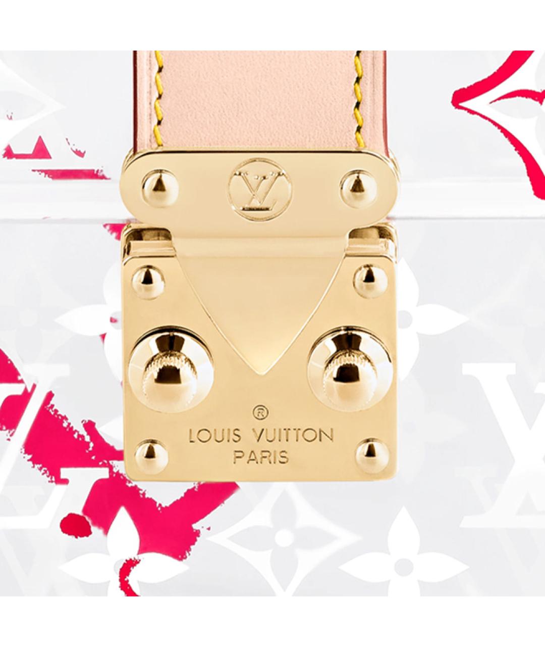 LOUIS VUITTON Белая кожаная сумка через плечо, фото 3