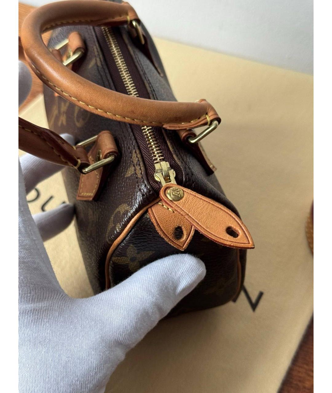 LOUIS VUITTON Коричневая сумка через плечо, фото 6