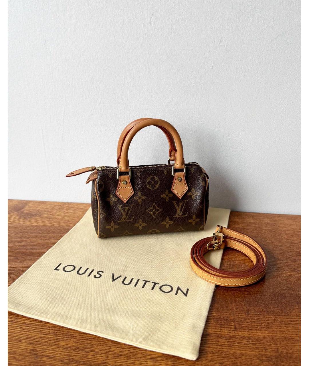 LOUIS VUITTON Коричневая сумка через плечо, фото 2