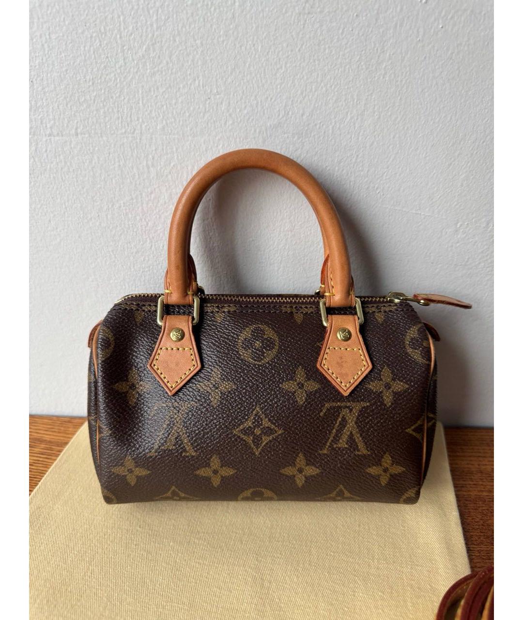 LOUIS VUITTON Коричневая сумка через плечо, фото 3