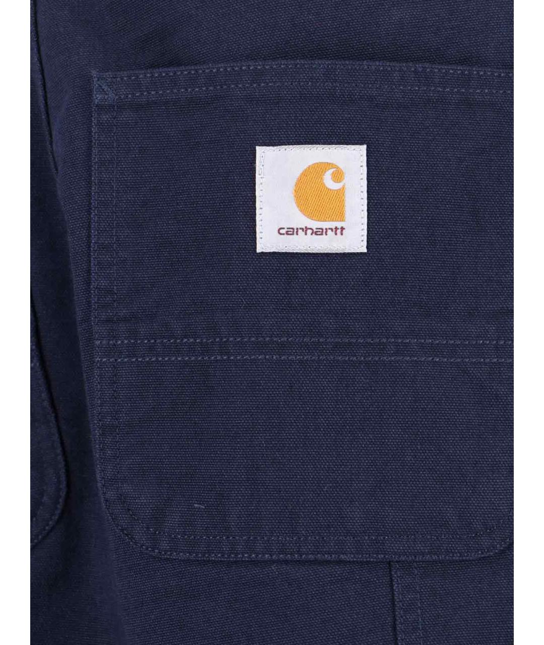 CARHARTT WIP Синие хлопковые прямые джинсы, фото 4