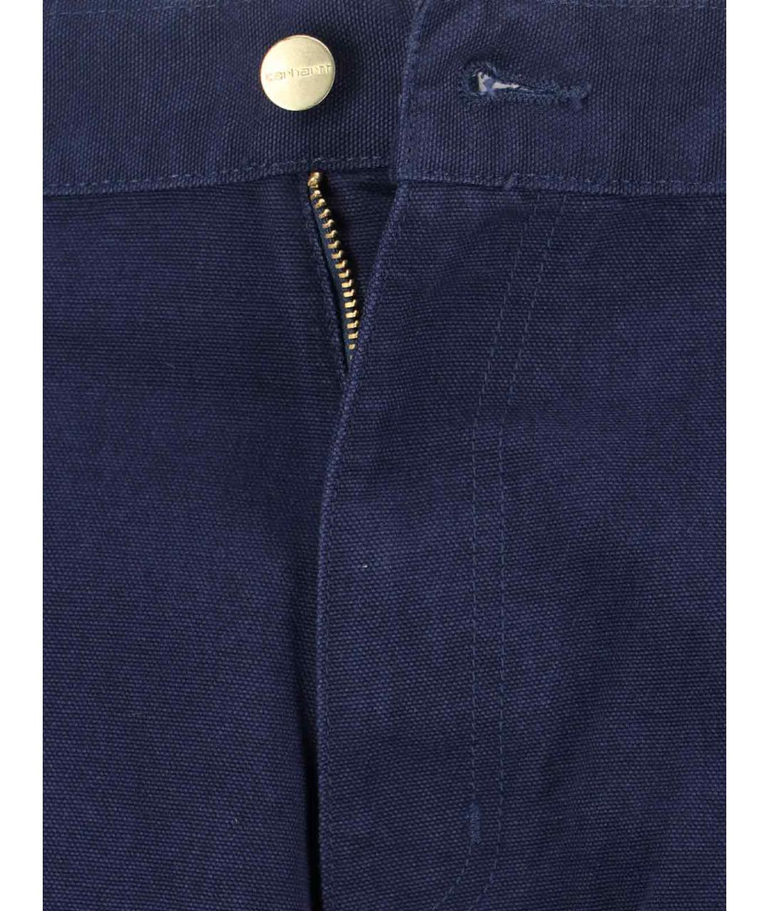 CARHARTT WIP Синие хлопковые прямые джинсы, фото 5