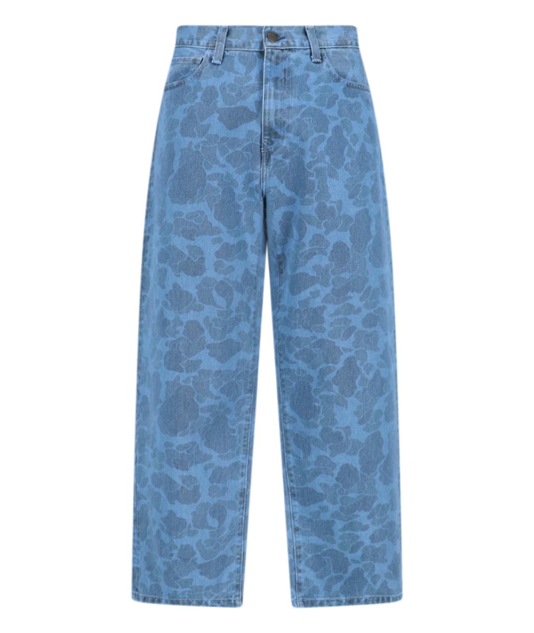 CARHARTT WIP Синие хлопковые прямые джинсы, фото 1