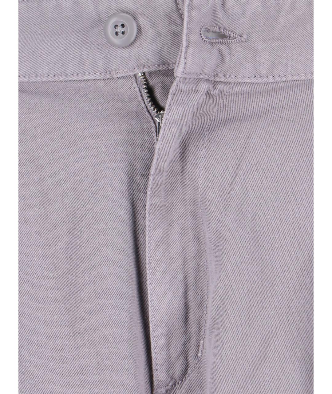 CARHARTT WIP Серые хлопковые повседневные брюки, фото 5