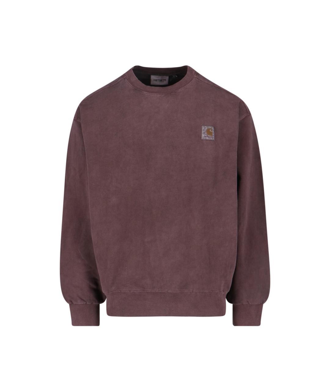 CARHARTT WIP Коричневый хлопковый джемпер / свитер, фото 1