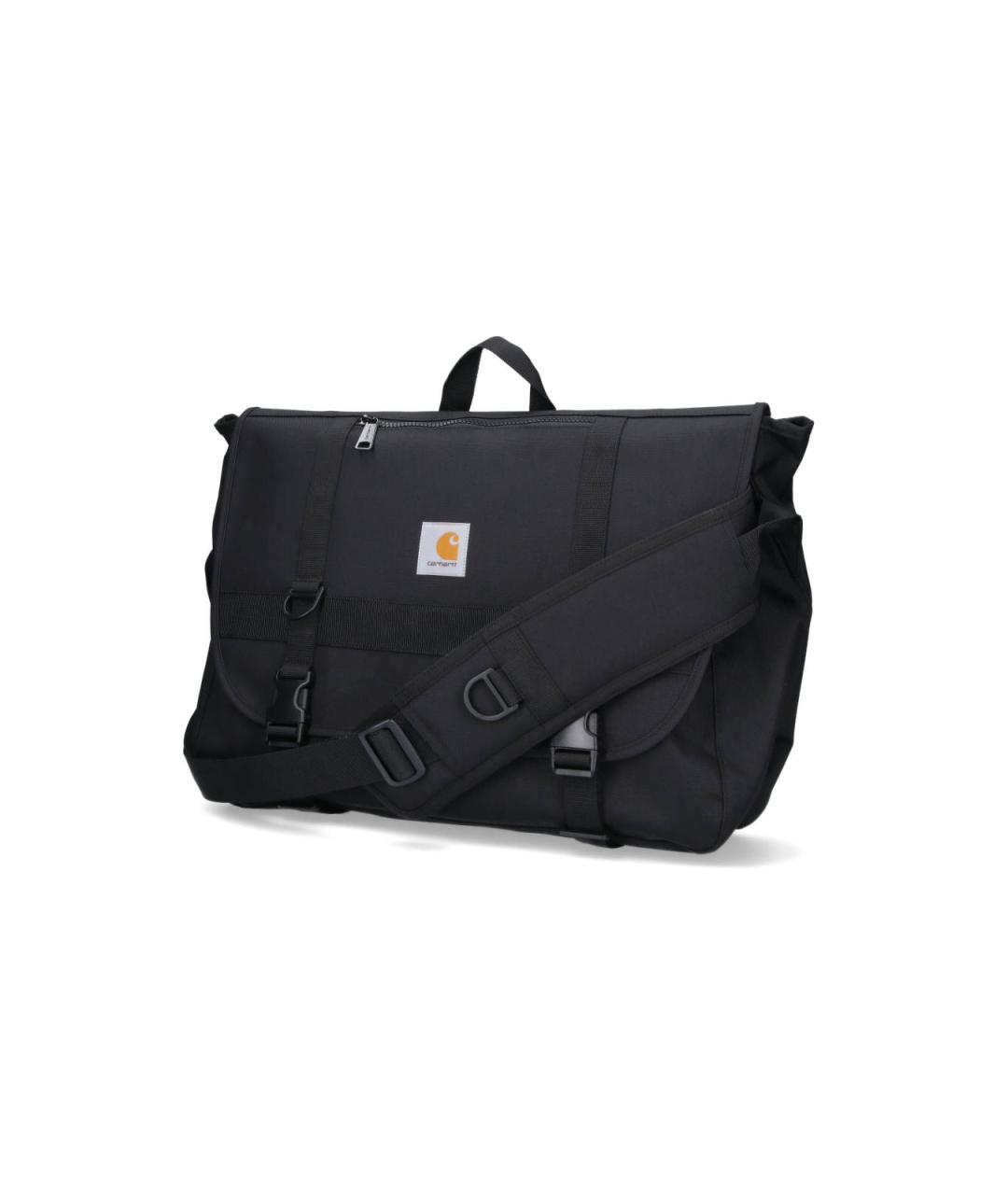 CARHARTT WIP Черная синтетическая сумка тоут, фото 2