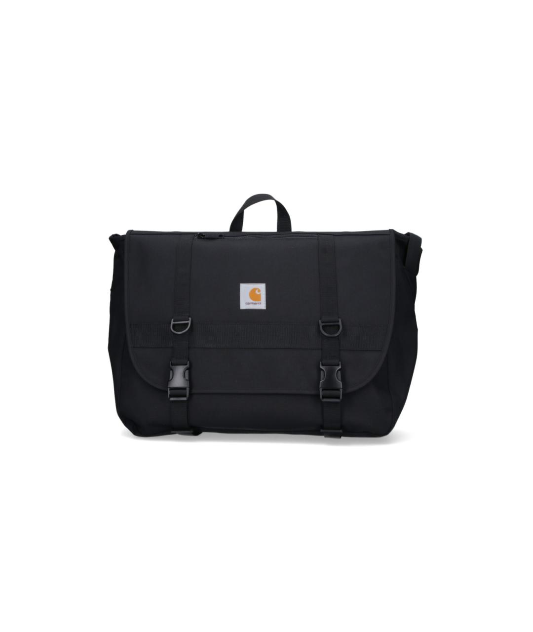 CARHARTT WIP Черная синтетическая сумка тоут, фото 1