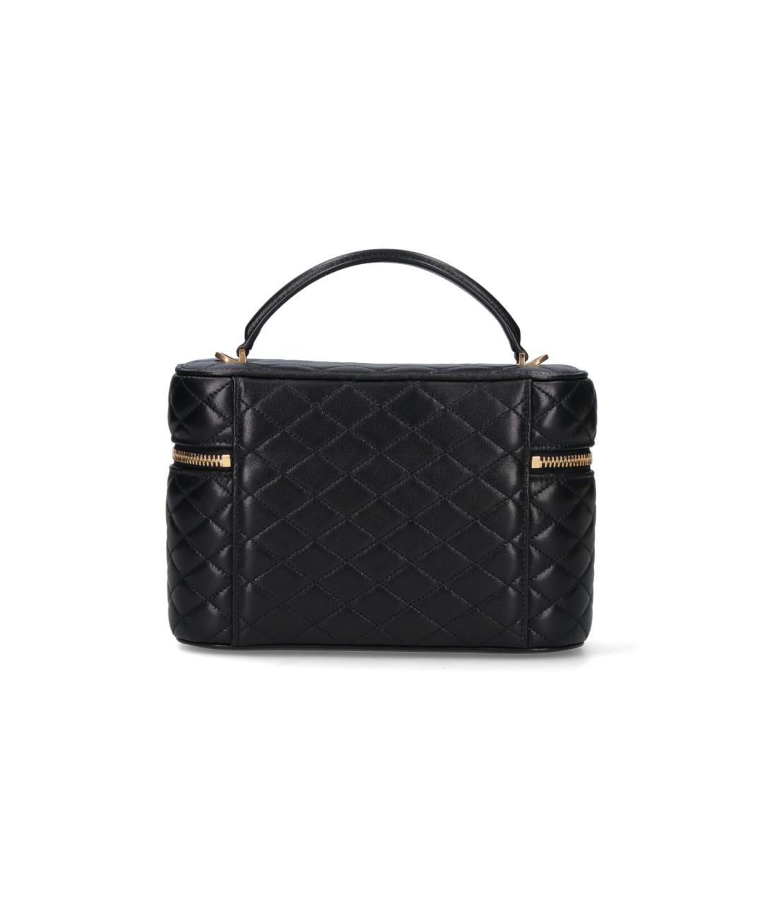 SAINT LAURENT Черная кожаная сумка через плечо, фото 2