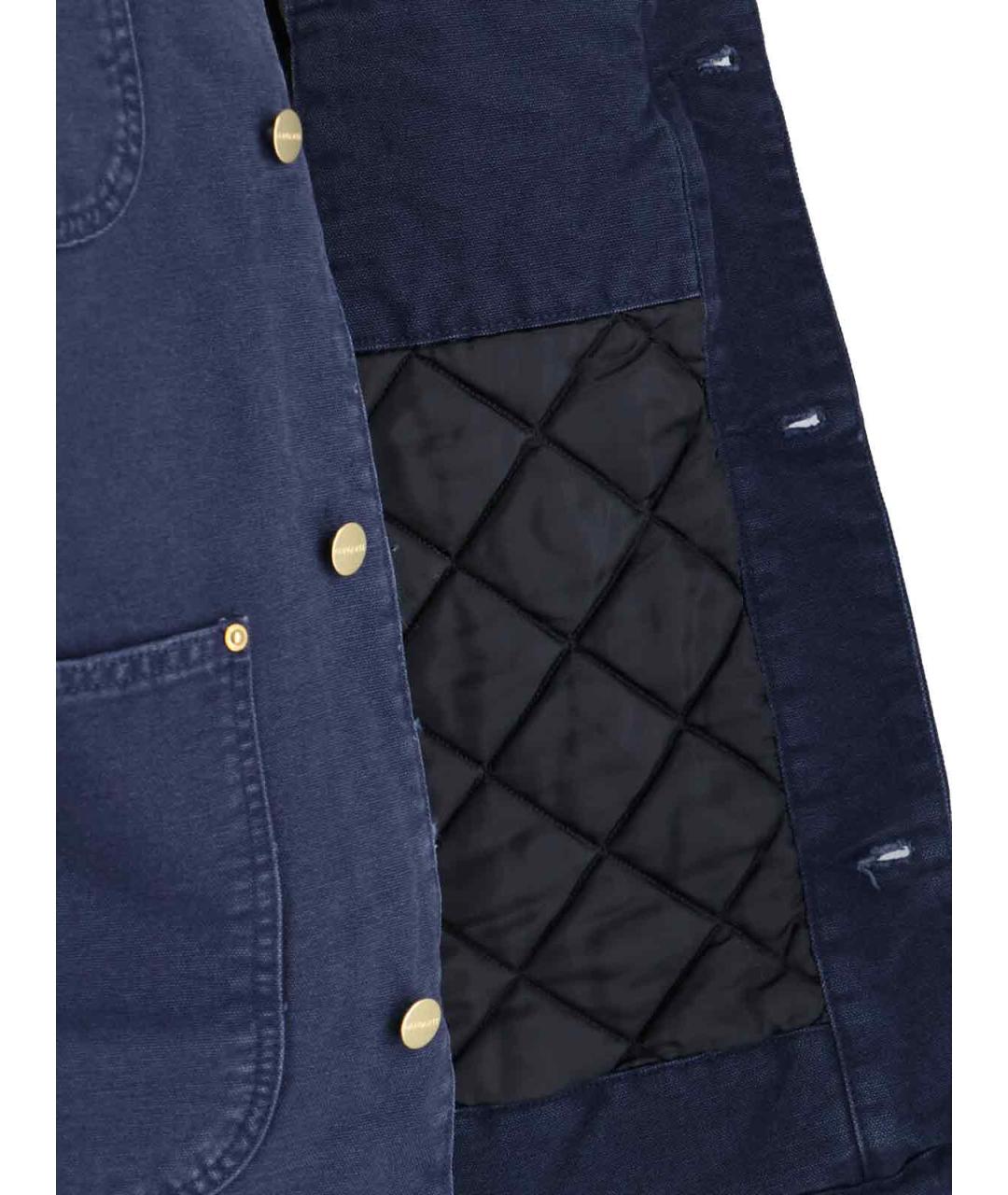 CARHARTT WIP Синяя хлопковая куртка, фото 5