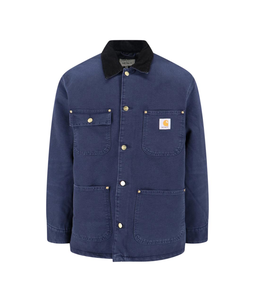 CARHARTT WIP Синяя хлопковая куртка, фото 1