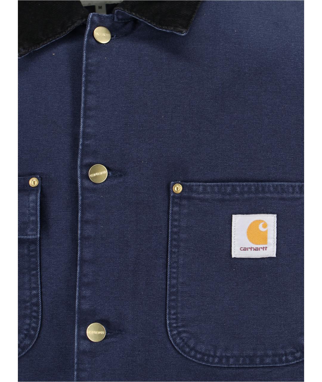 CARHARTT WIP Синяя хлопковая куртка, фото 3