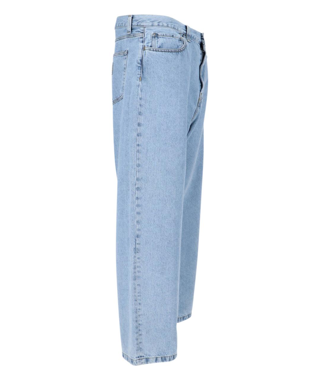 CARHARTT WIP Синие хлопковые прямые джинсы, фото 3