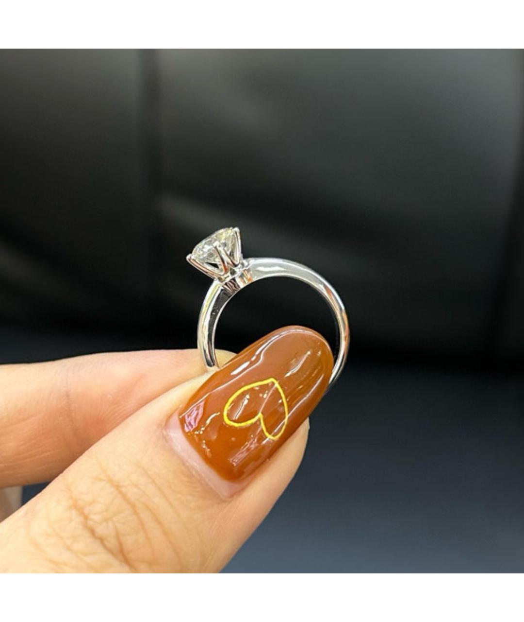 TIFFANY&CO Серебряное платиновое кольцо, фото 4