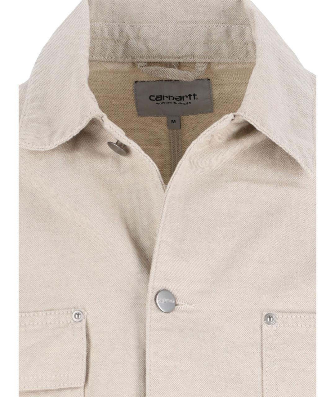 CARHARTT WIP Бежевая хлопковая куртка, фото 4