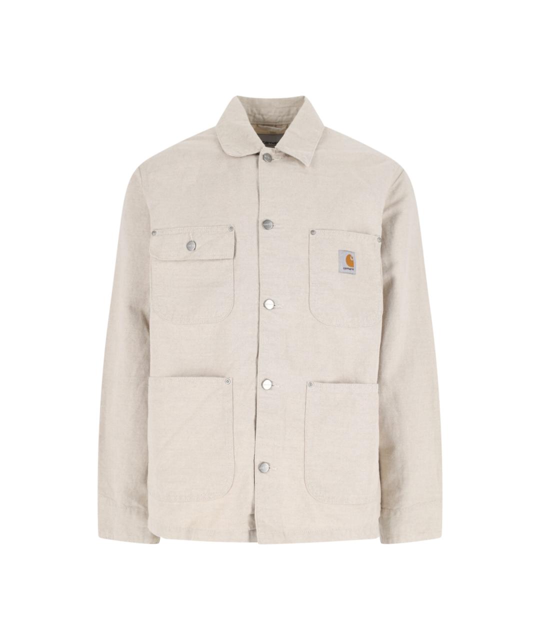 CARHARTT WIP Бежевая хлопковая куртка, фото 1