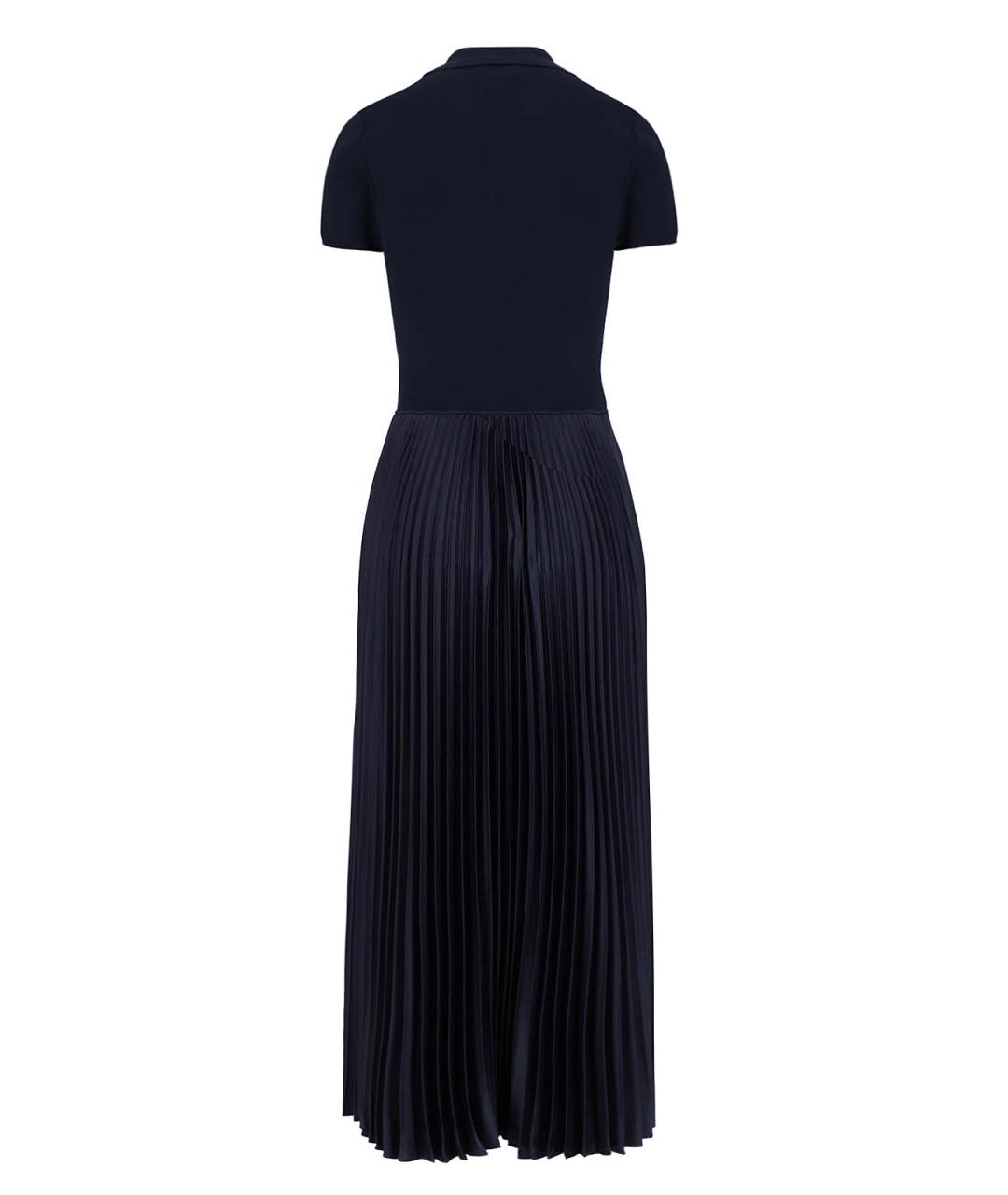 POLO RALPH LAUREN Синее хлопковое платье, фото 2