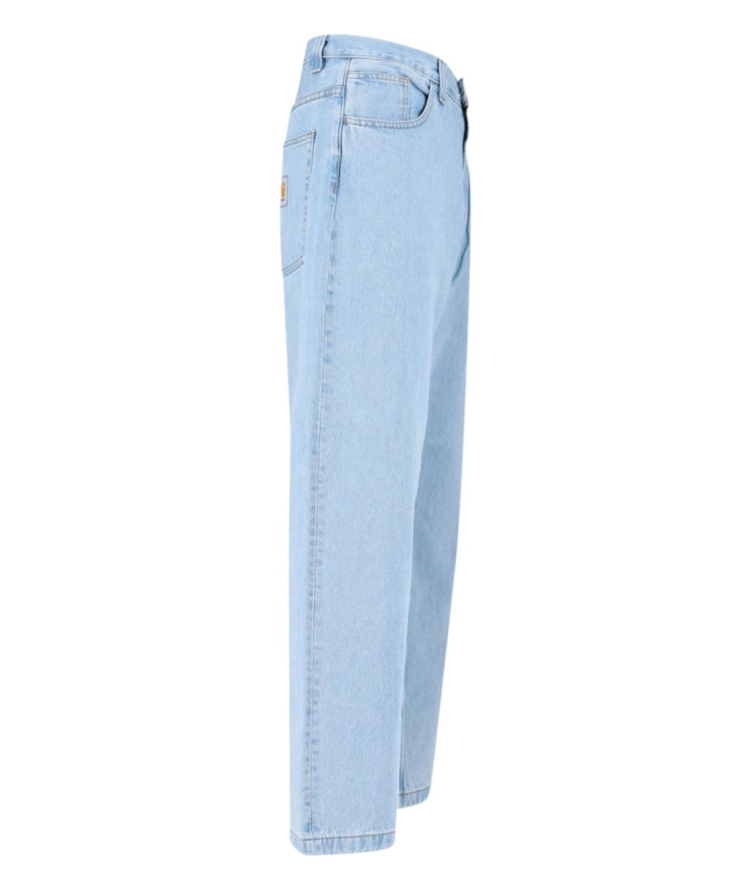 CARHARTT WIP Синие хлопковые прямые джинсы, фото 3