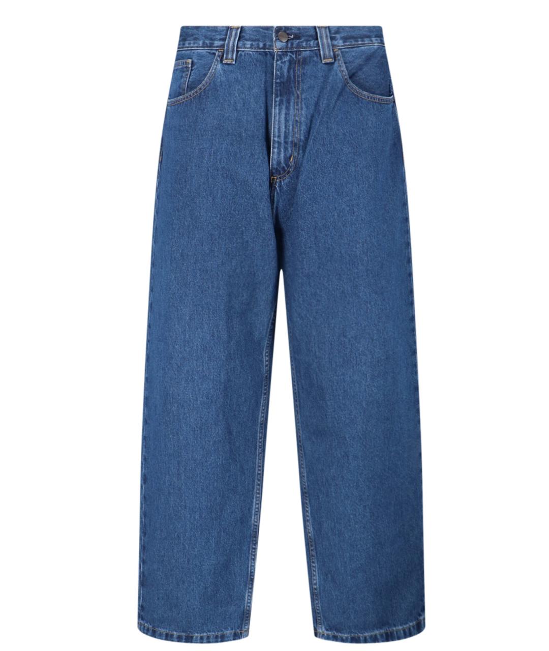 CARHARTT WIP Синие хлопковые прямые джинсы, фото 1