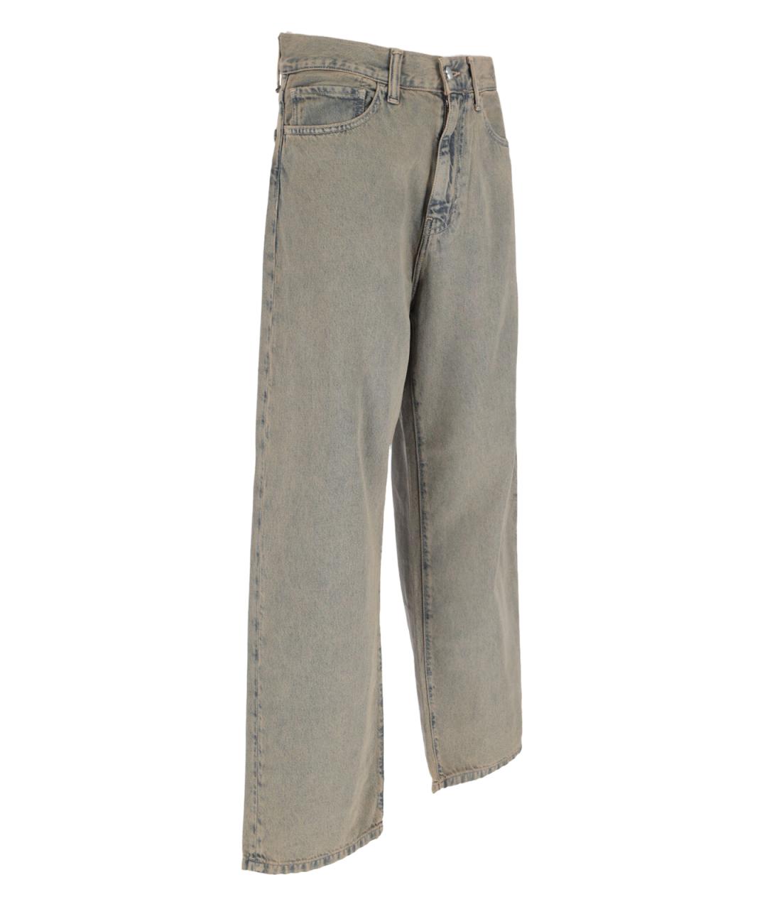 CARHARTT WIP Синие хлопковые прямые джинсы, фото 3