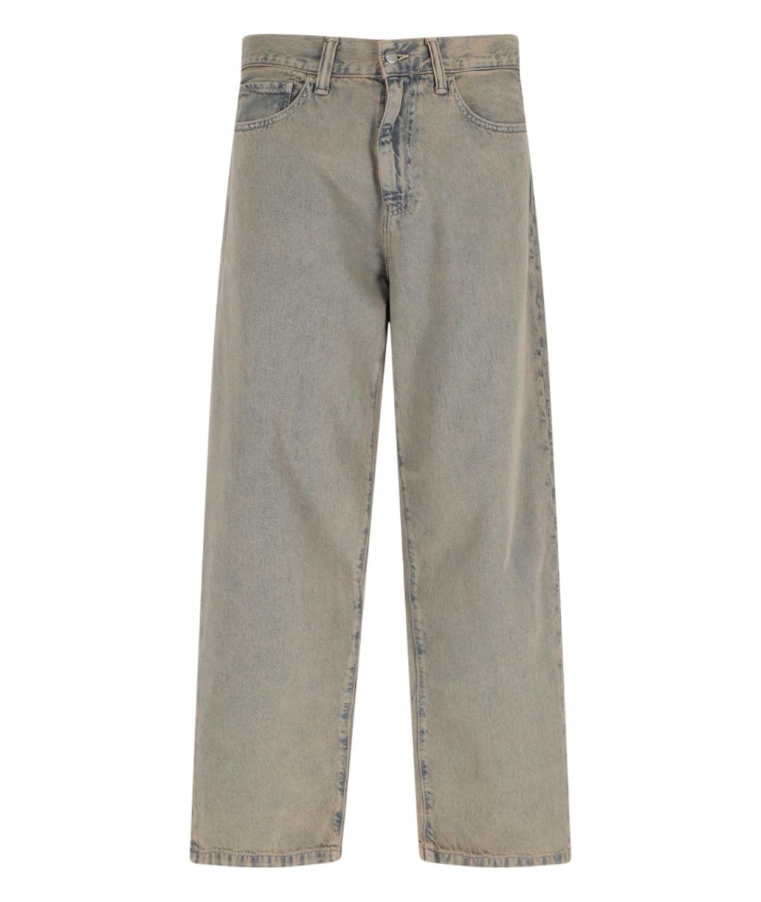 CARHARTT WIP Синие хлопковые прямые джинсы, фото 1