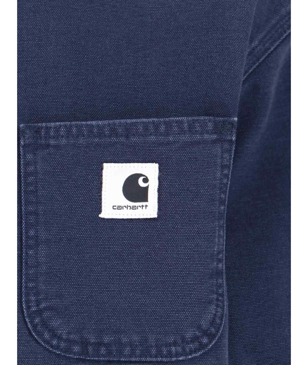 CARHARTT WIP Синяя хлопковая куртка, фото 3
