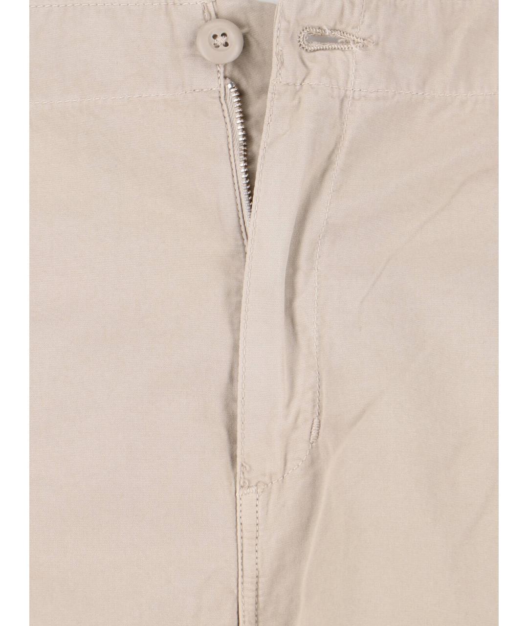 CARHARTT WIP Бежевые хлопковые повседневные брюки, фото 4