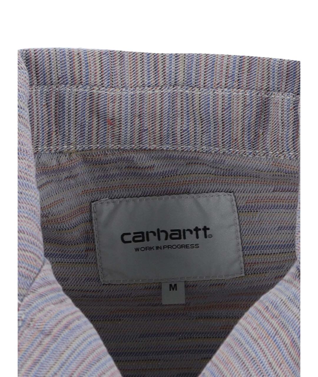 CARHARTT WIP Серая хлопковая кэжуал рубашка, фото 4