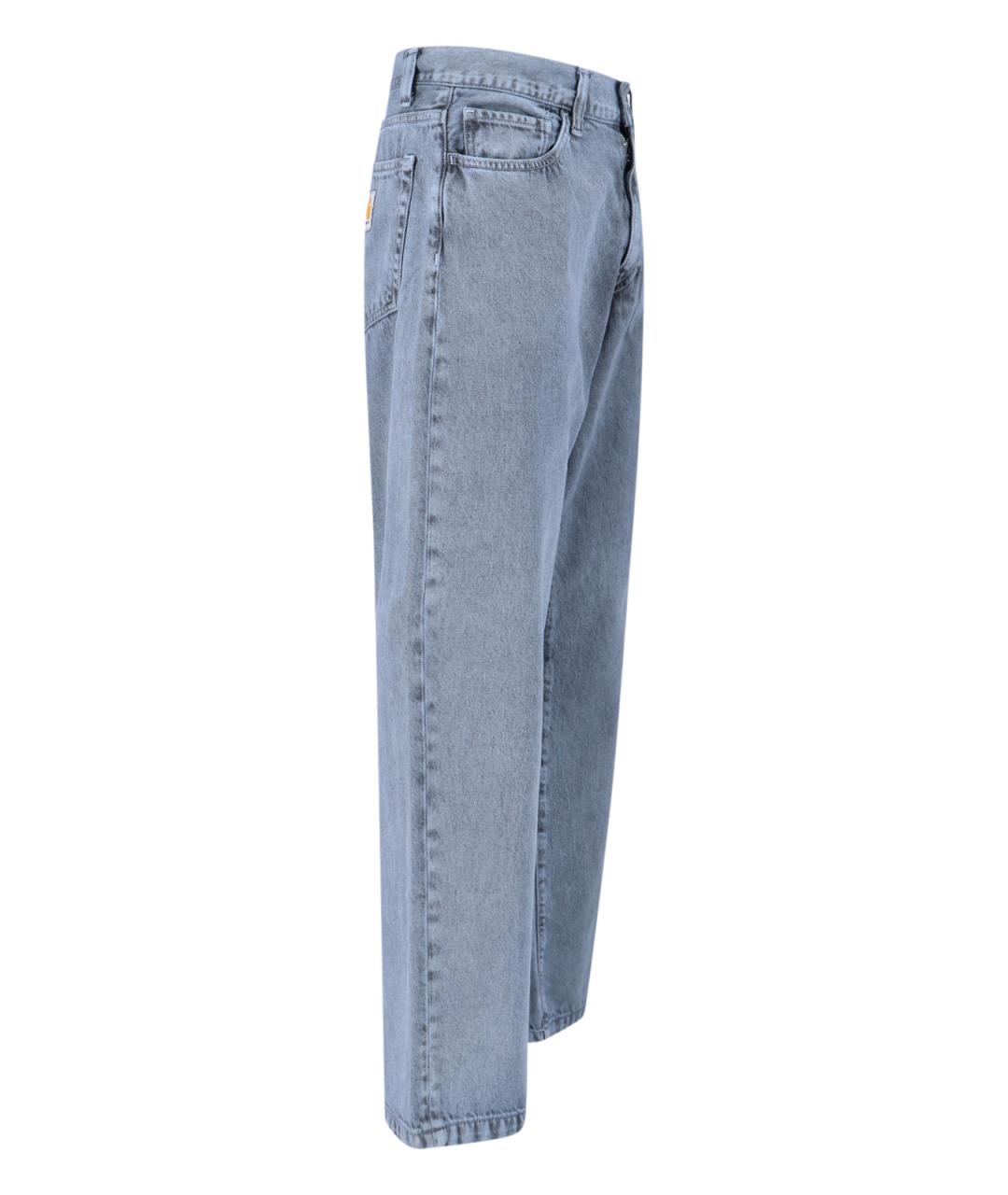 CARHARTT WIP Серые хлопковые прямые джинсы, фото 3