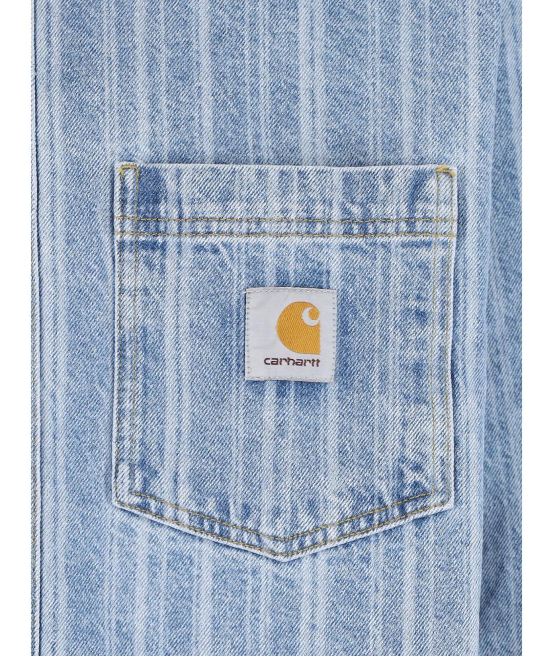 CARHARTT WIP Синяя хлопковая куртка, фото 3