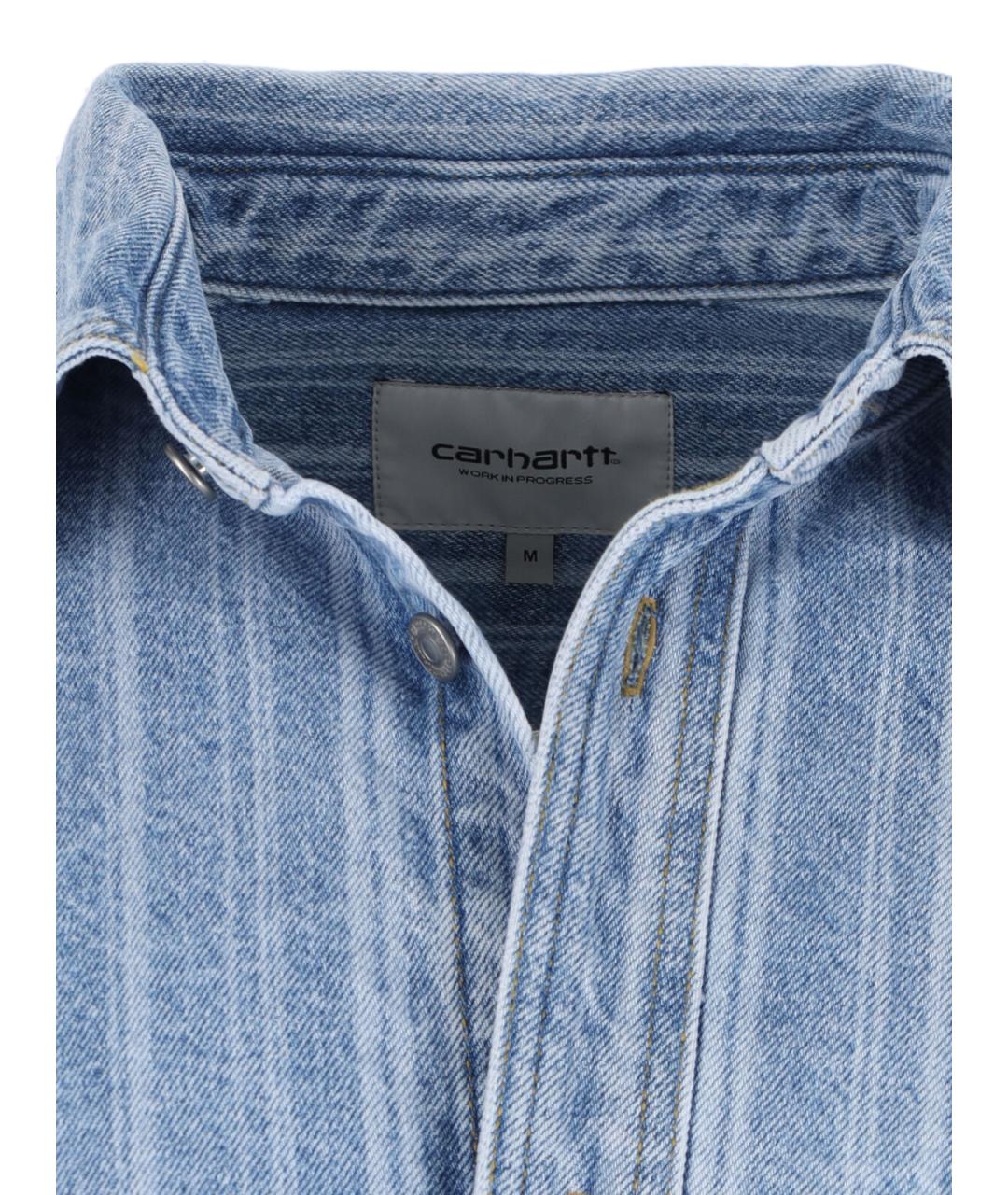 CARHARTT WIP Синяя хлопковая куртка, фото 4