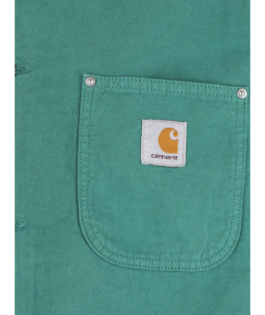 CARHARTT WIP Зеленая хлопковая куртка, фото 3